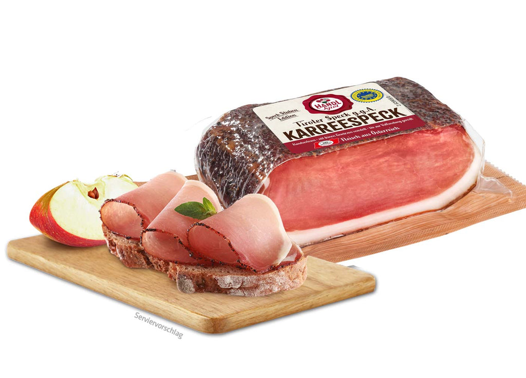 Handl Tyrol Karrespeck 350g AMA, Speck Stuben Edition