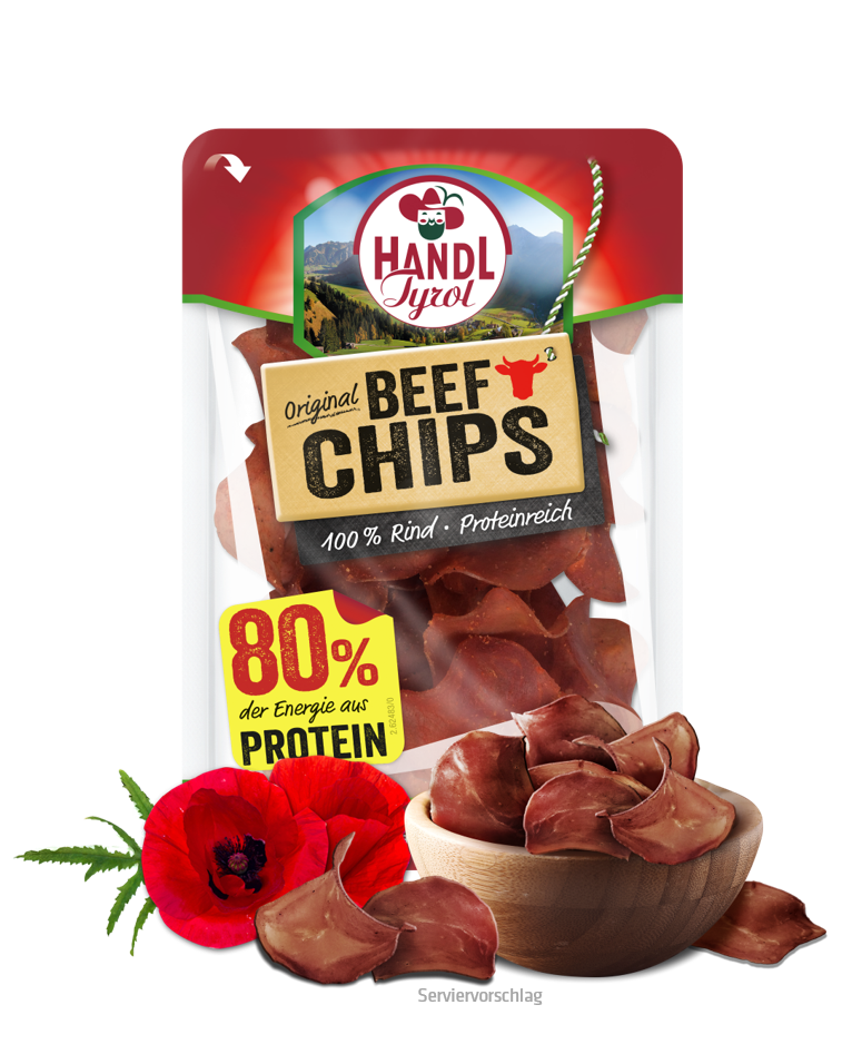 Handl Tyrol Original Beef Chips 30g
